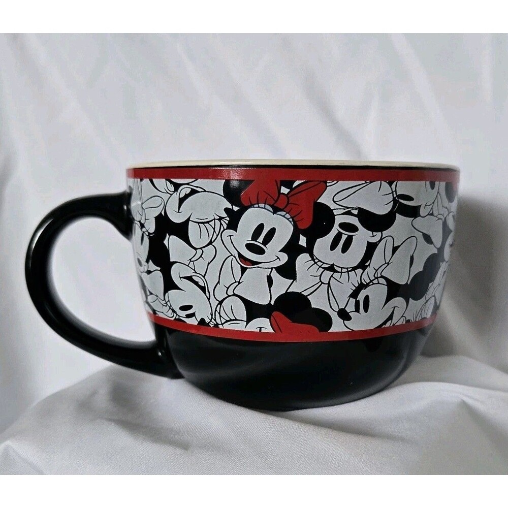 Disney Minnie Mouse Soup Bowl X large Mug 24oz Collectible Cup cute cartoon